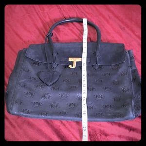 Original Juicy Couture Satchel in Black Nubuck